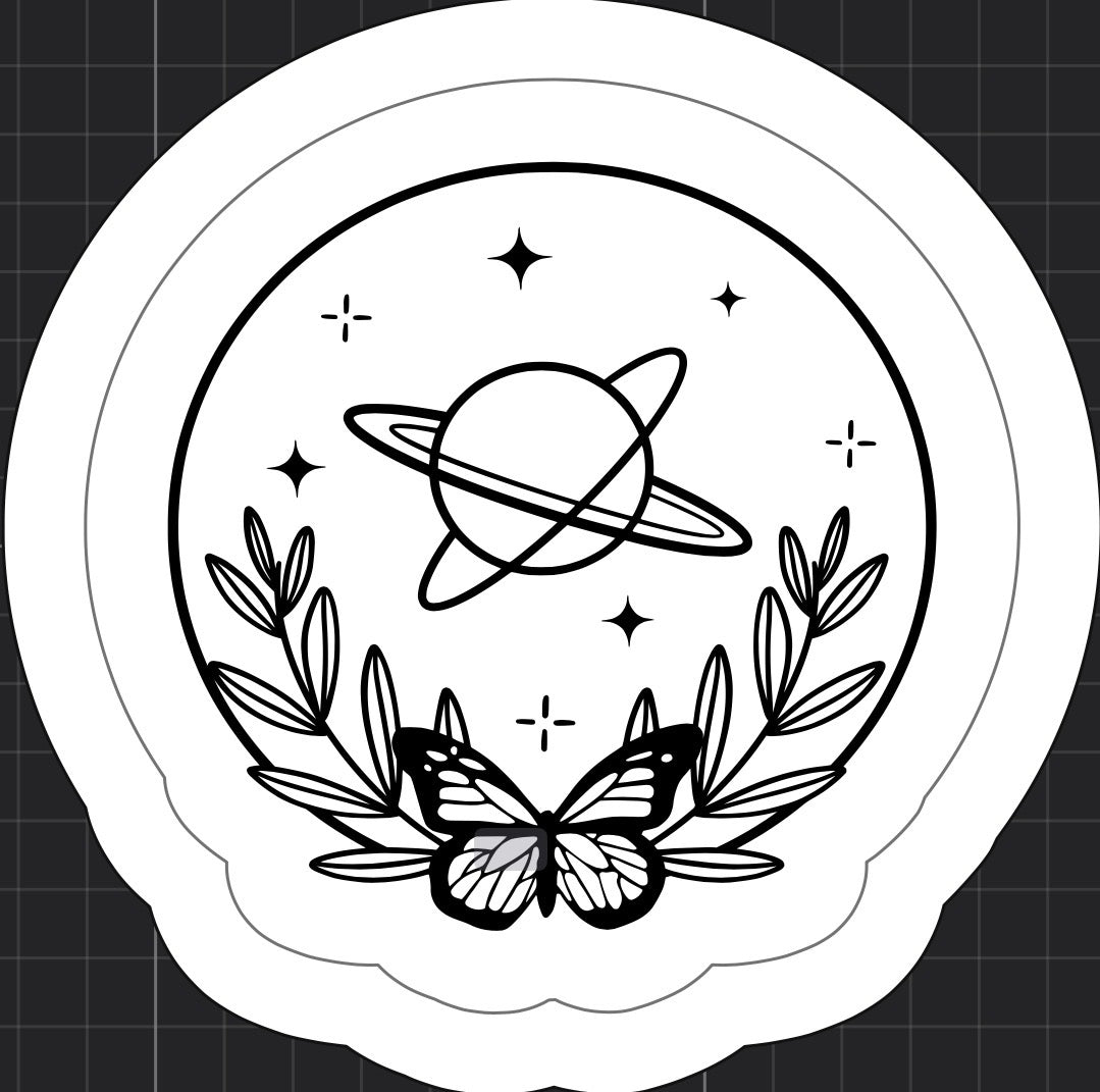 Celestial Butterfly Sticker
