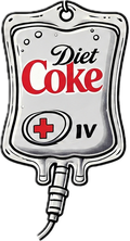 Diet Coke IV Sticker