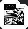 Utah Wildlife Scenic Sticker