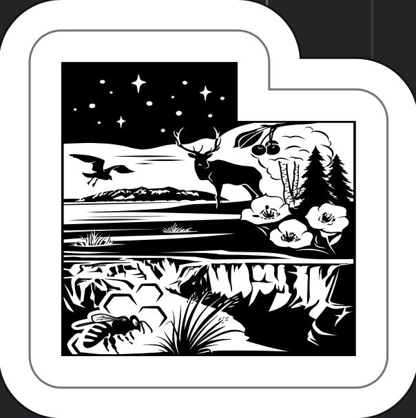 Utah Wildlife Scenic Sticker