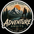 Adventure Awaits Sticker