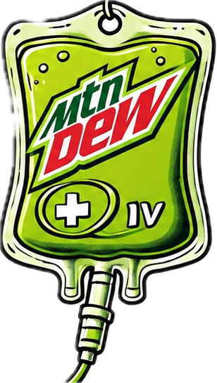 Mountain Dew IV Sticker