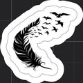 Feather of Freedom Sticker