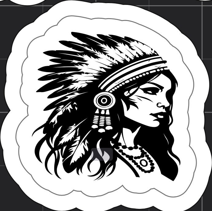 Native Spirit – Woman Sticker